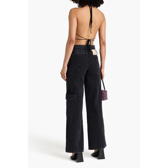 STINE GOYA Paul, 1909 Denim - Wide leg black jeans size 27 NWOT - Picture 2 of 7